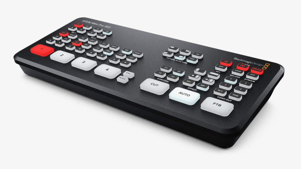 L’ATEM Mini Pro ISO est disponible dès à présent ©DR