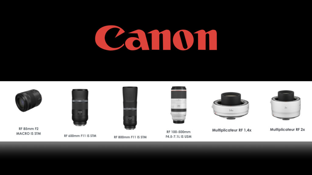 Canon étend le potentiel de la gamme de ces objectifs RF © DR