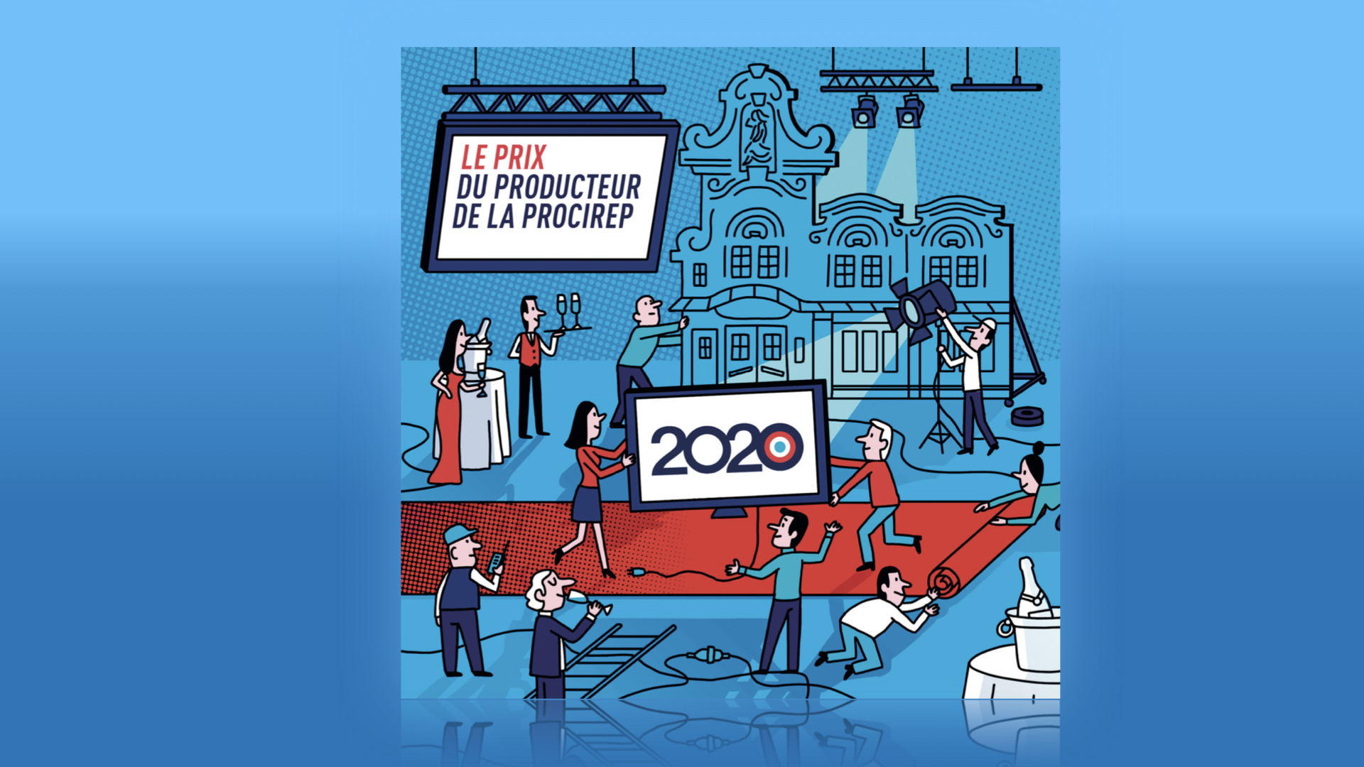 Les nommés du 26e Prix du producteur français audiovisuel © DR