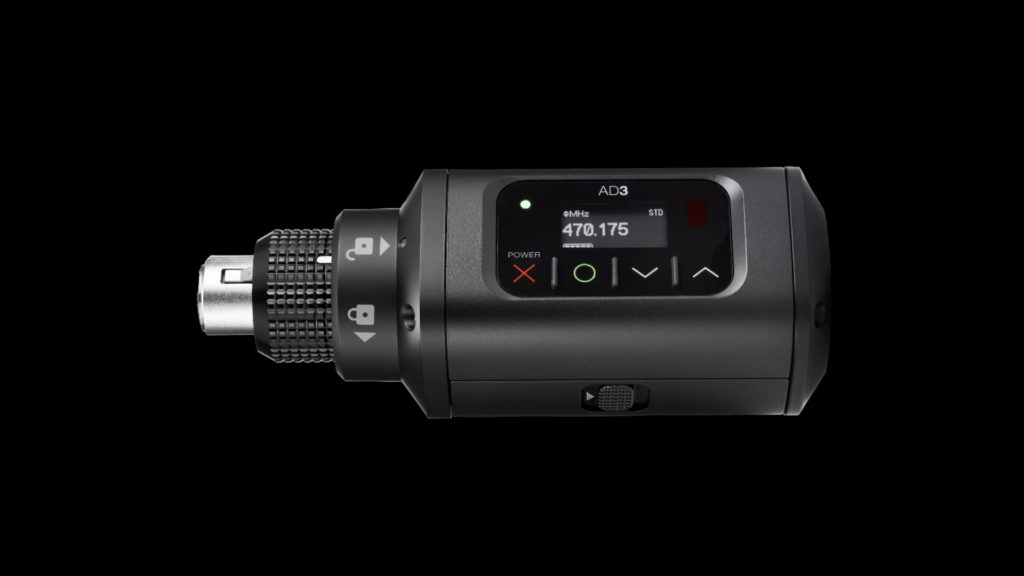 Nouvel émetteur Shure Plug-on AD3 : la qualité Axient Digital pour tous les micros © DR