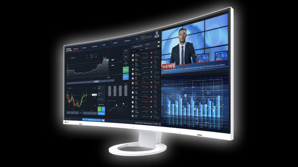 EIZO sort son premier moniteur incurvé FLEXSCAN 3895 © DR
