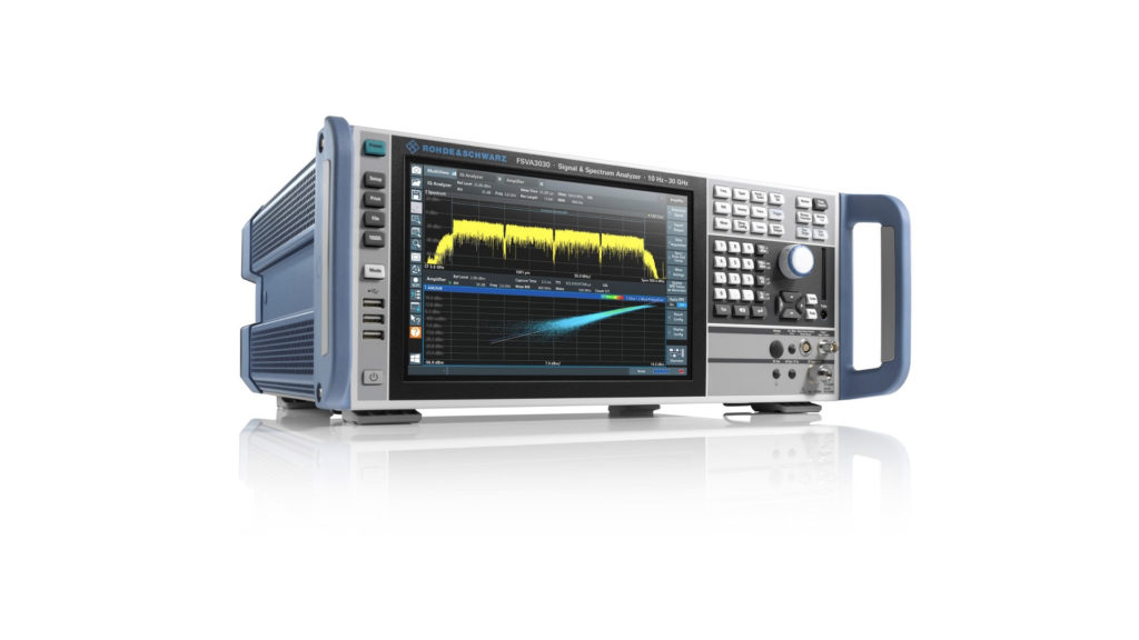 Rohde & Schwarz, premier fabricant à proposer une bande d'analyse de 1 GHz sur un analyseur de spectre et de signaux de milieu de gamme © DR