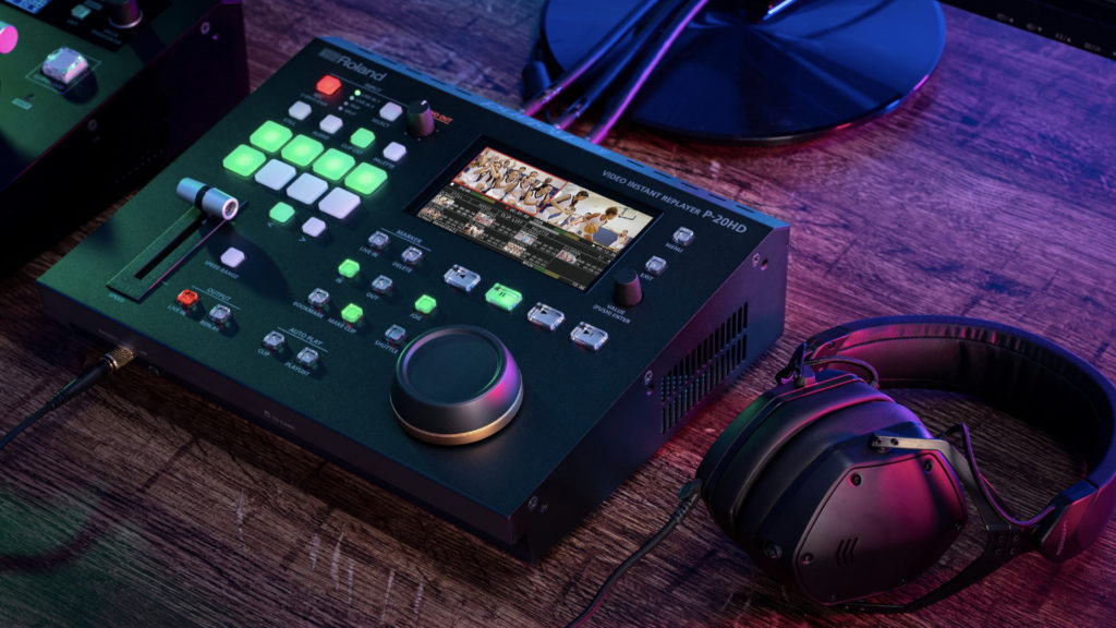 Un nouveau replayer vidéo instantatné P-20HD chez Roland © DR