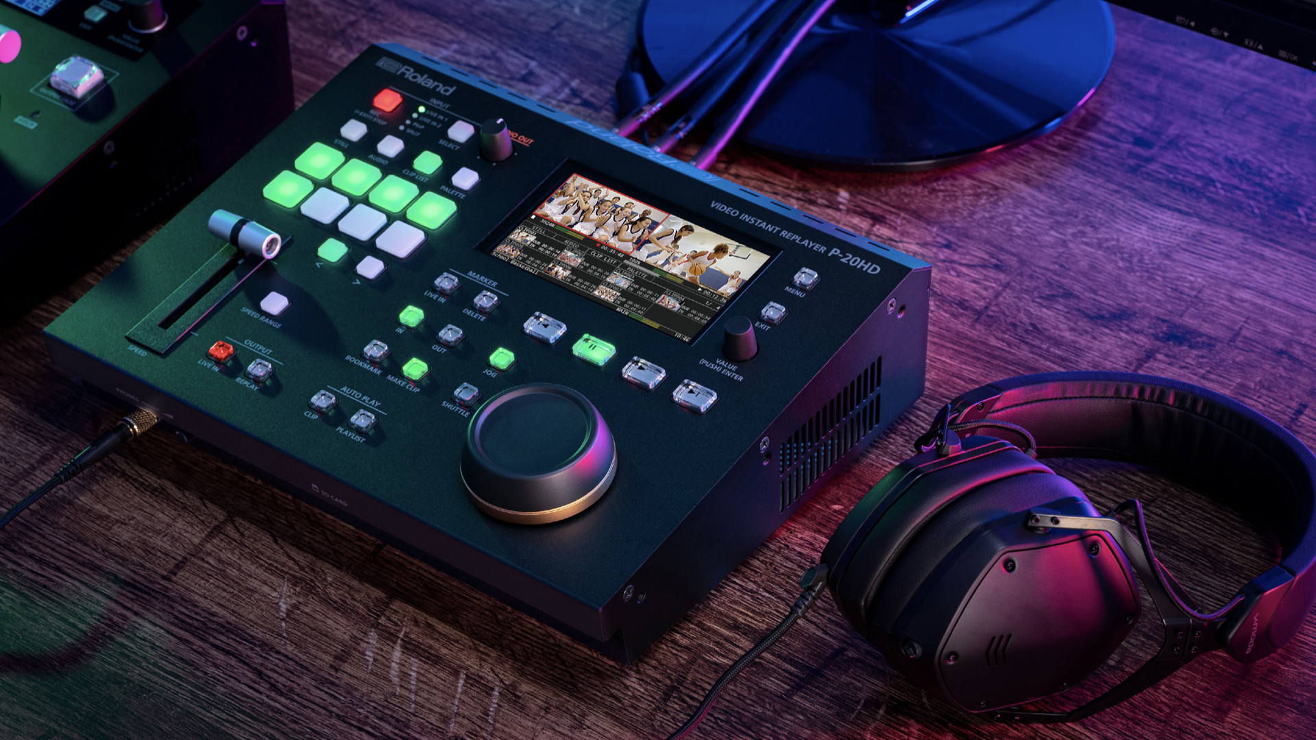 Un nouveau replayer vidéo instantatné P-20HD chez Roland © DR