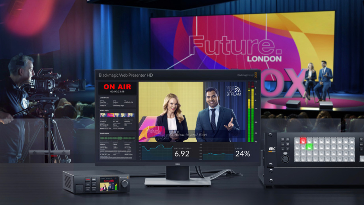 Blackmagic Design démocratise le streaming de qualité broadcast avec le Web Presenter HD © DR