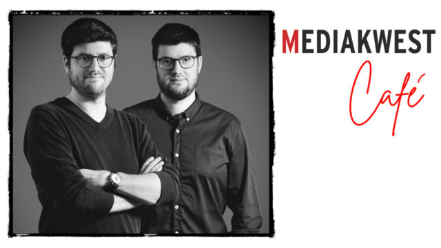 Un café chez Newsbridge © Philippe et Frédéric Petitpont, fondateurs et directeurs associés de Newsbridge