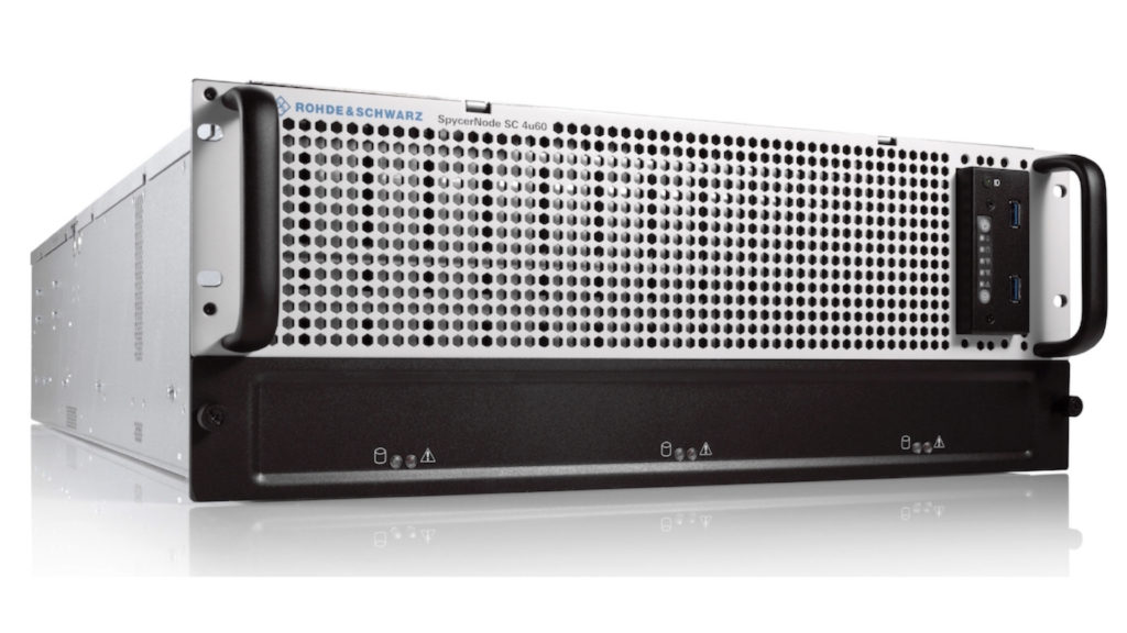 Stockage multimédia premium : Rohde & Schwarz étend sa famille SpycerNode © DR