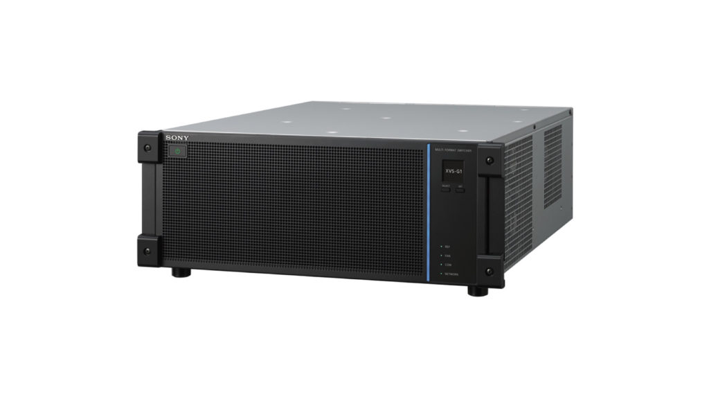 Nouveau mélangeur de production Live XVS-G1 polyvalent chez Sony © DR