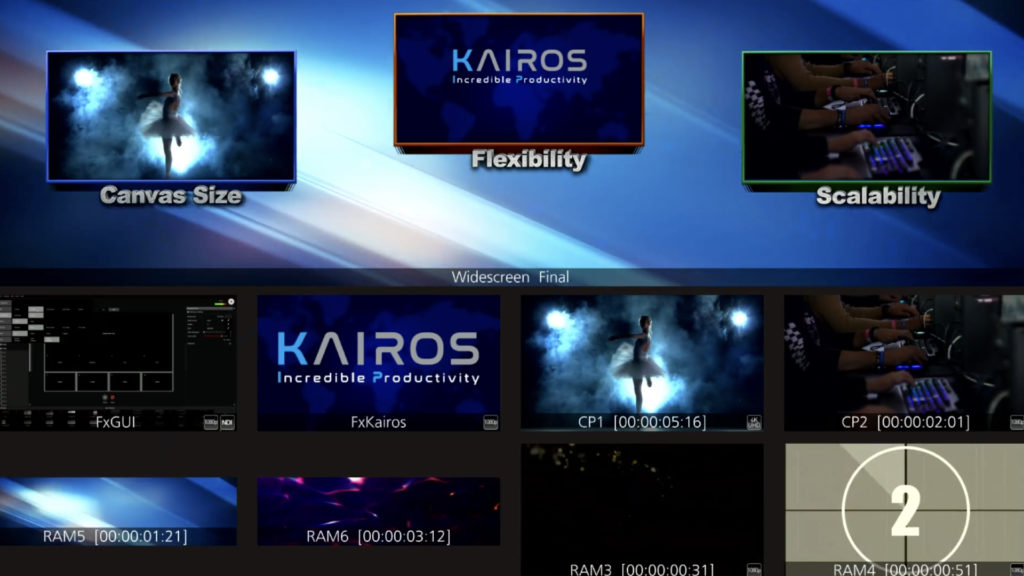 Production live : Panasonic apporte des améliorations à sa plateforme KAIROS © DR