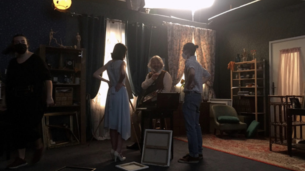 Tournage juin 2021. Studio 1, ENS Louis-Lumière © Giusy Pisano