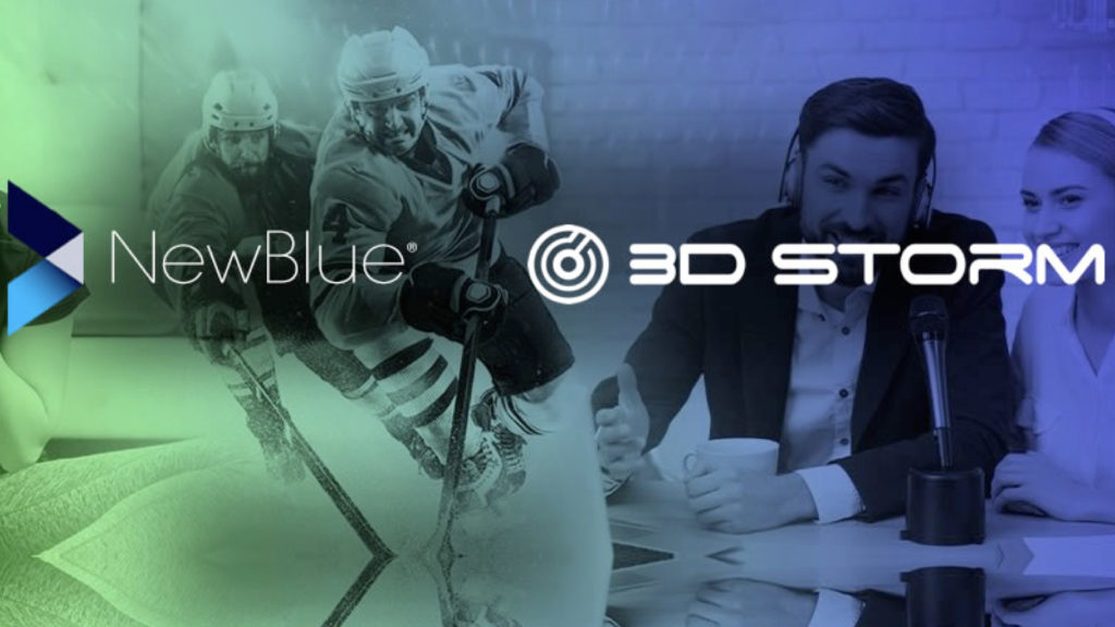 L’américain NewBlue entre au catalogue de 3D Storm en Europe © DR