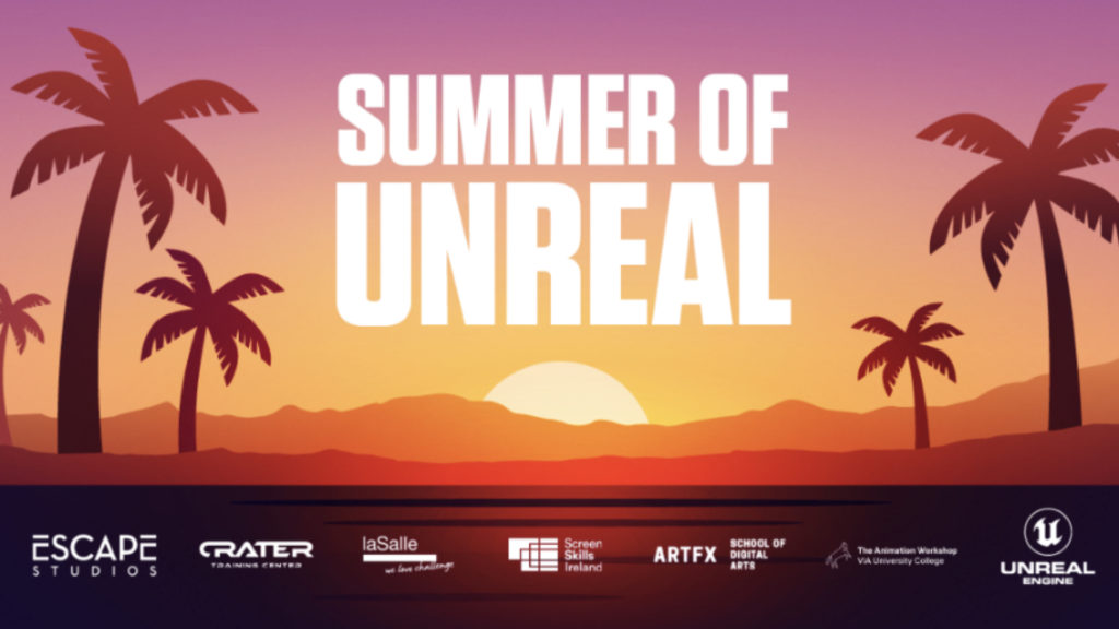 ARTFX missionnée pour recruter les participants français à la session de formation d’été à Unreal Engine, le moteur 3D temps réel d’Epic Games © DR