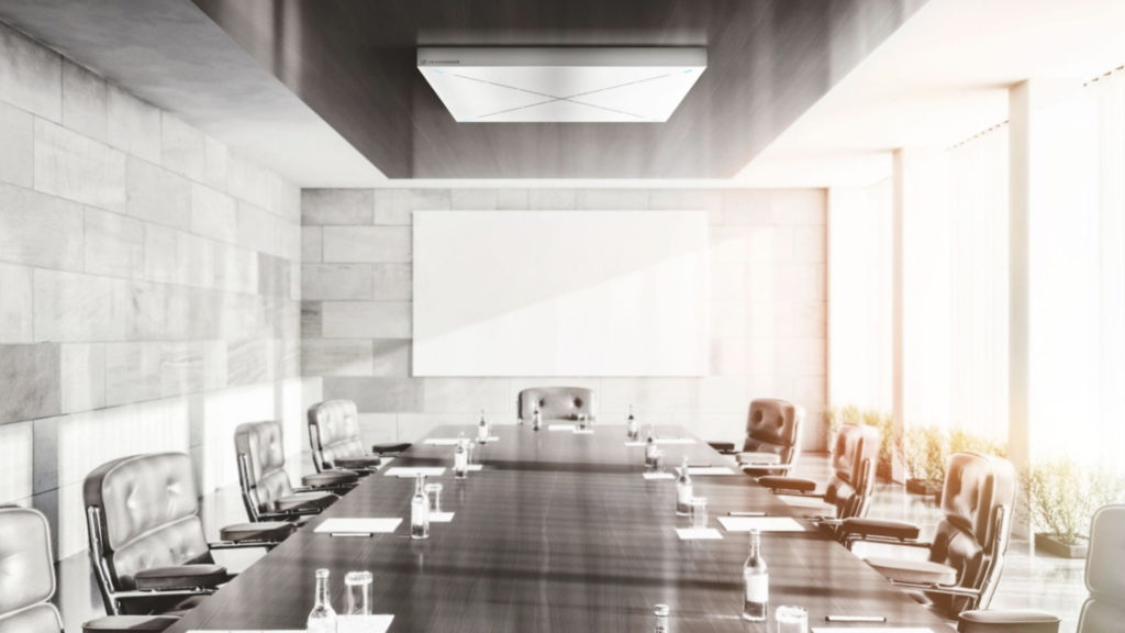 Une compatibilité Zoom Video Communications et Zoom Meetings pour le Sennheiser TeamConnect Ceiling 2 © DR