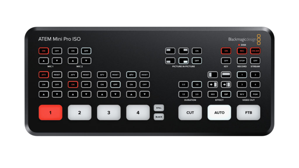 L’ATEM Mini Pro ISO, le mélangeur taillé pour la post production de directs © DR