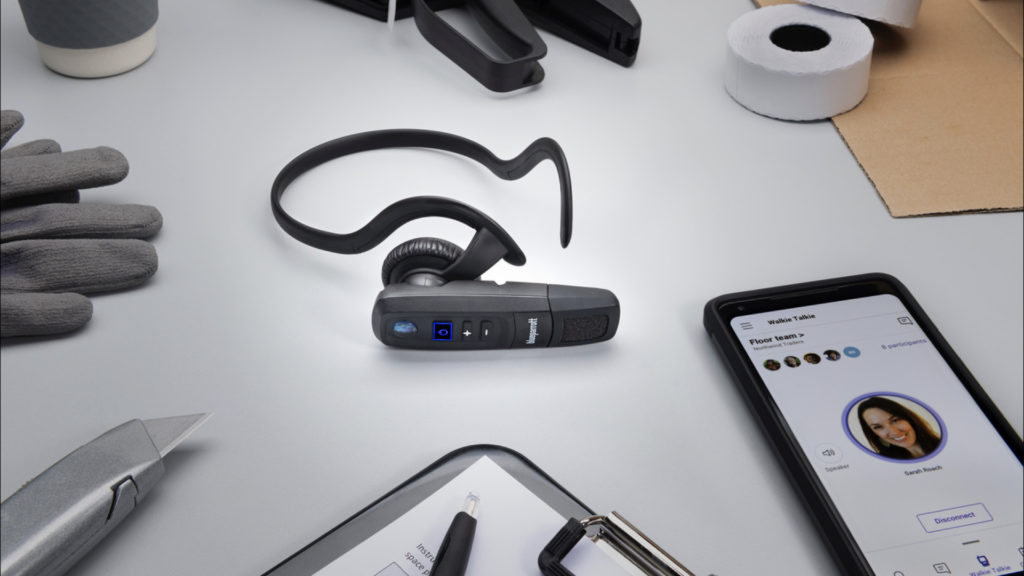 BlueParrott en mode talkie-walkie de Microsoft Teams © DR