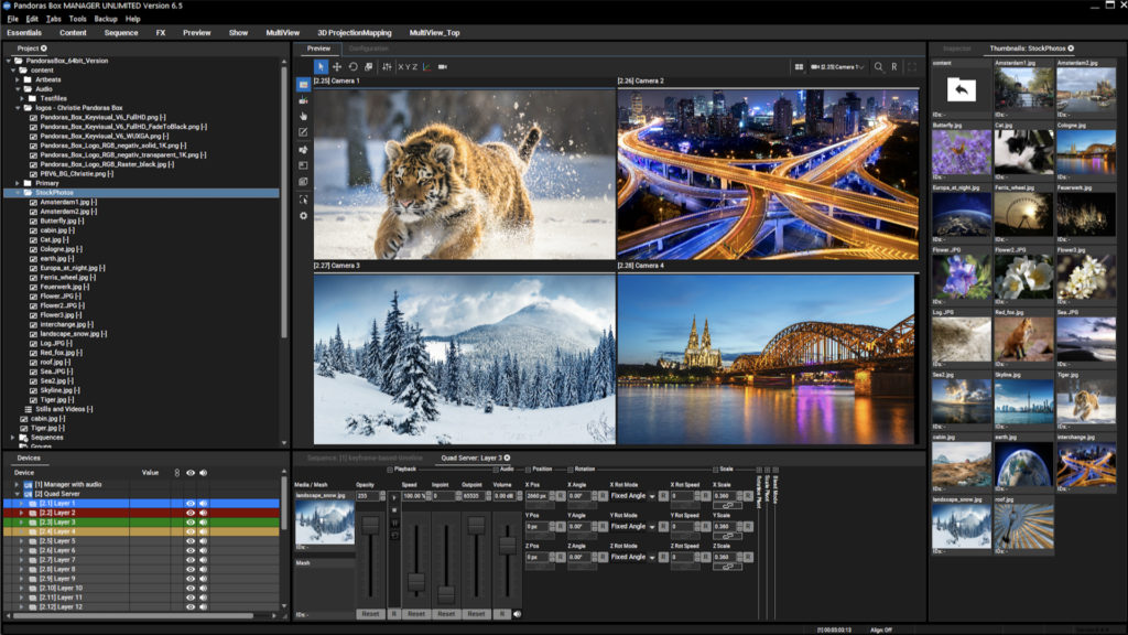 Christie lance la version 6.5 du logiciel Pandoras Box pour une meilleure qualité d’image © DR