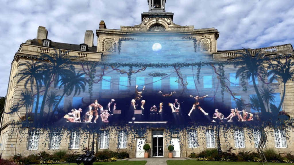 Mapping: REAL ILLUSIONS, la première plateforme de RA multicanal au monde © Real Illusions