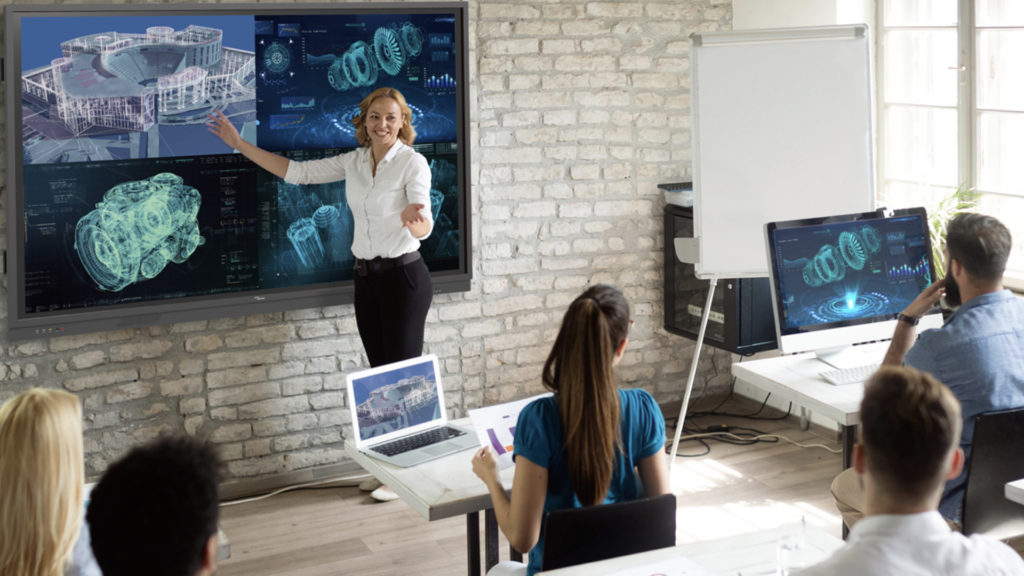 Les nouveaux Écrans Numériques Interactifs Creative Touch Série 3 d’Optoma permettent une collaboration renforcée © DR