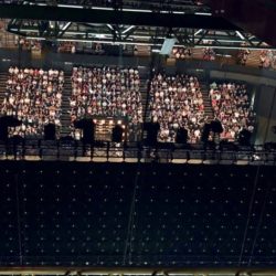 Les murs de leds doivent être disposés derrière les joueurs afin de ne pas gêner la compétition © Alexandre Fleuret pour We Are Events SAS