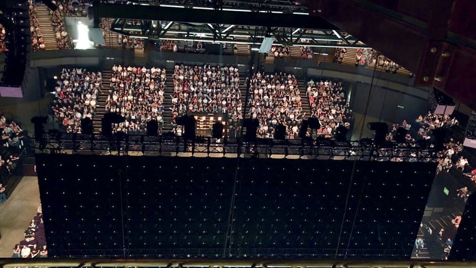 Les murs de leds doivent être disposés derrière les joueurs afin de ne pas gêner la compétition © Alexandre Fleuret pour We Are Events SAS