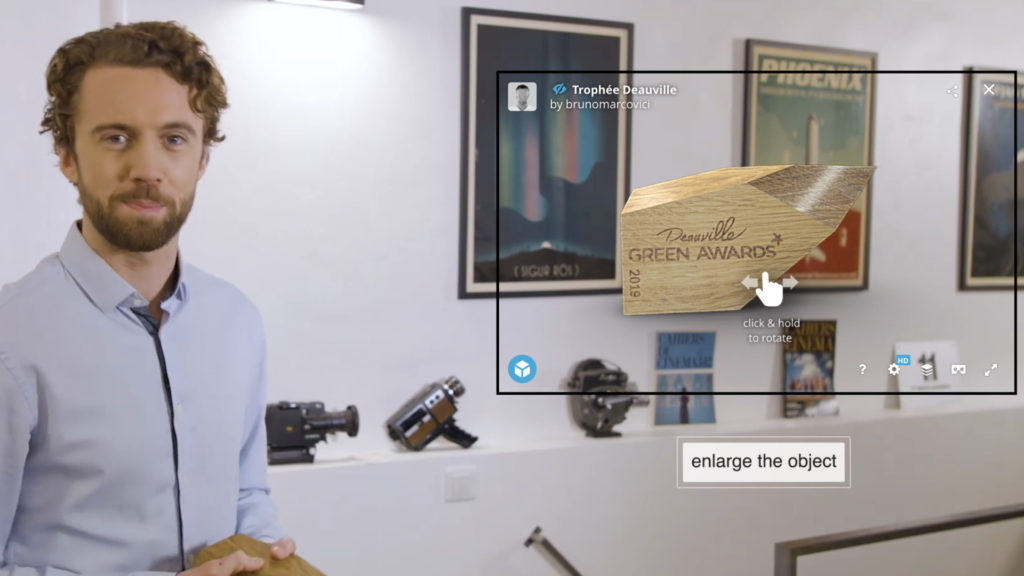 Visite guidée 3D avec Interactive Art Video © DR