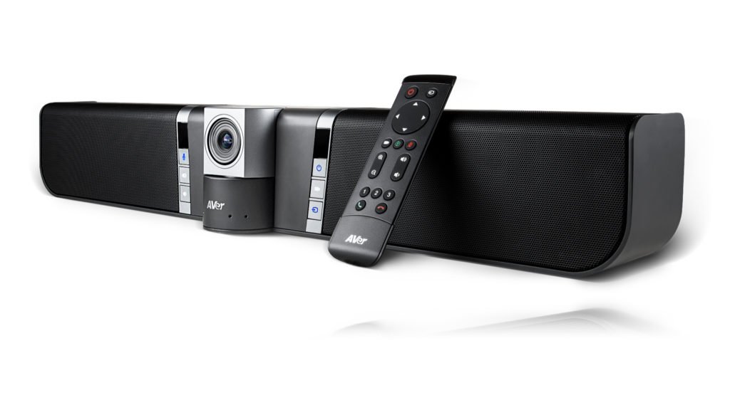 Une barre de son & caméra USB tout-en-un chez AVer Europe © DR