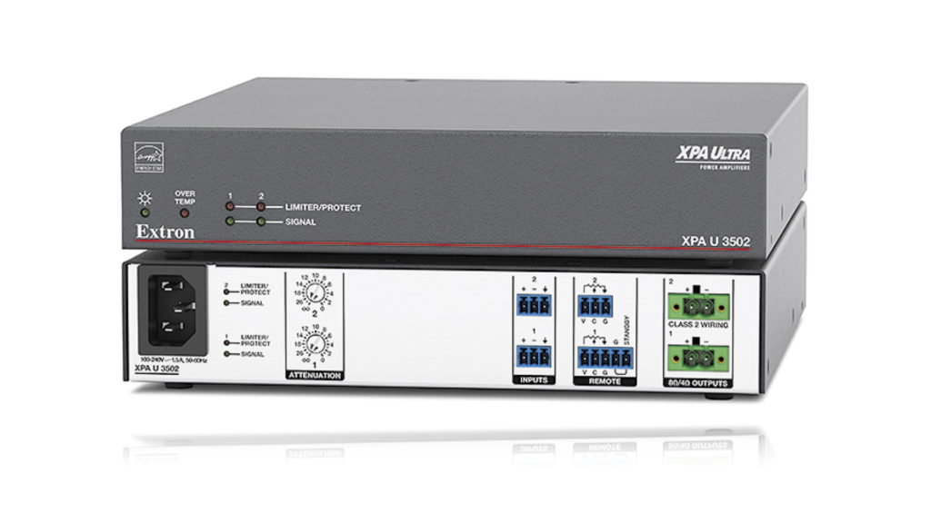 Extron présente l’amplificateur demi-rack de qualité professionnelle le plus puissant au monde © DR