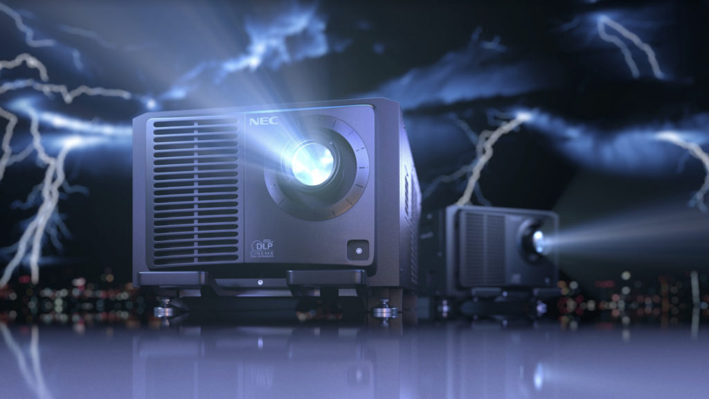 Coup de foudre pour le nouveau projecteur cinéma de l’offre Sharp/NEC © DR