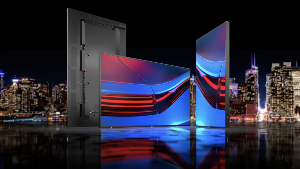 Nouvelle génération d’écrans grand format série P pour les applications en environnements critiques chez Sharp/NEC © DR