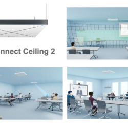 Avec TruVoicelift, TeamConnect Ceiling 2 assure une intelligibilité parfaite du discours en salles de classe et ou de conférence © DR
