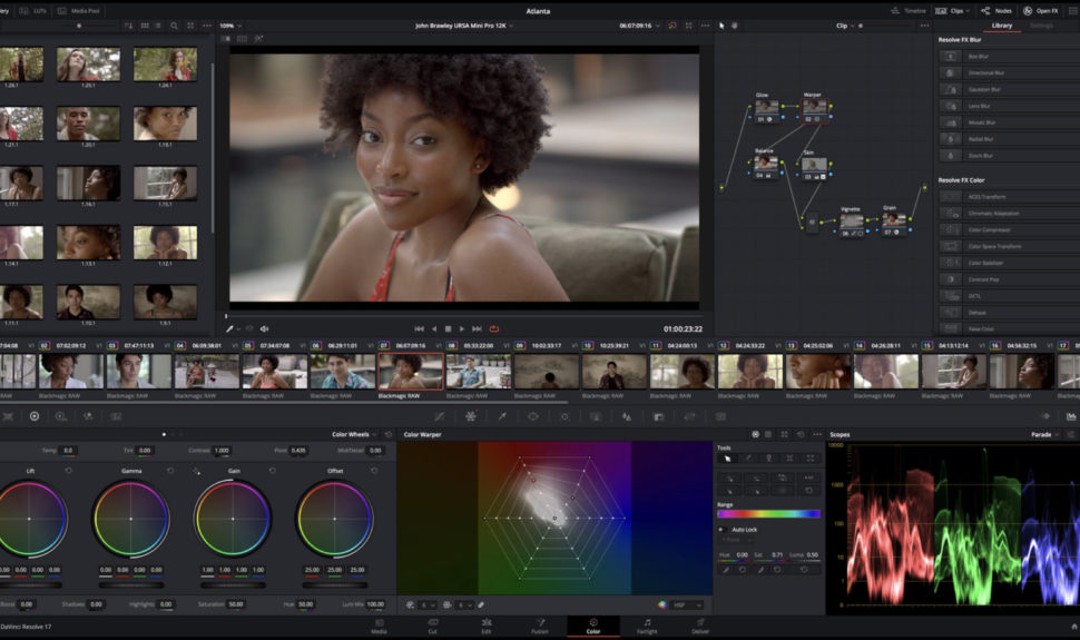Les nouvelles fonctionnalités de DaVinci Resolve 17 © DR