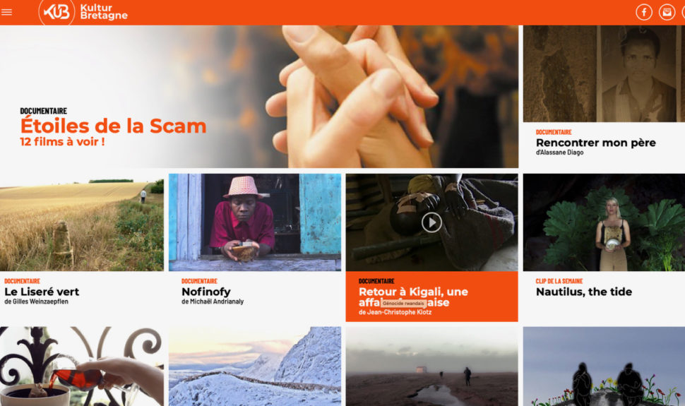 KuB, plateforme en accès libre de la Région Bretagne et au-delà ! © DR