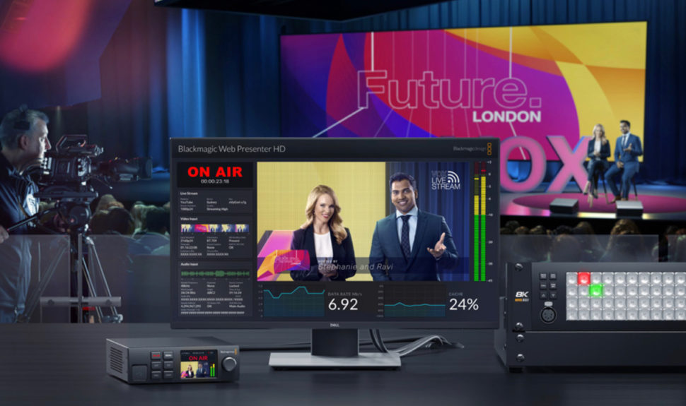 Blackmagic Design démocratise le streaming de qualité broadcast avec le Web Presenter HD © DR